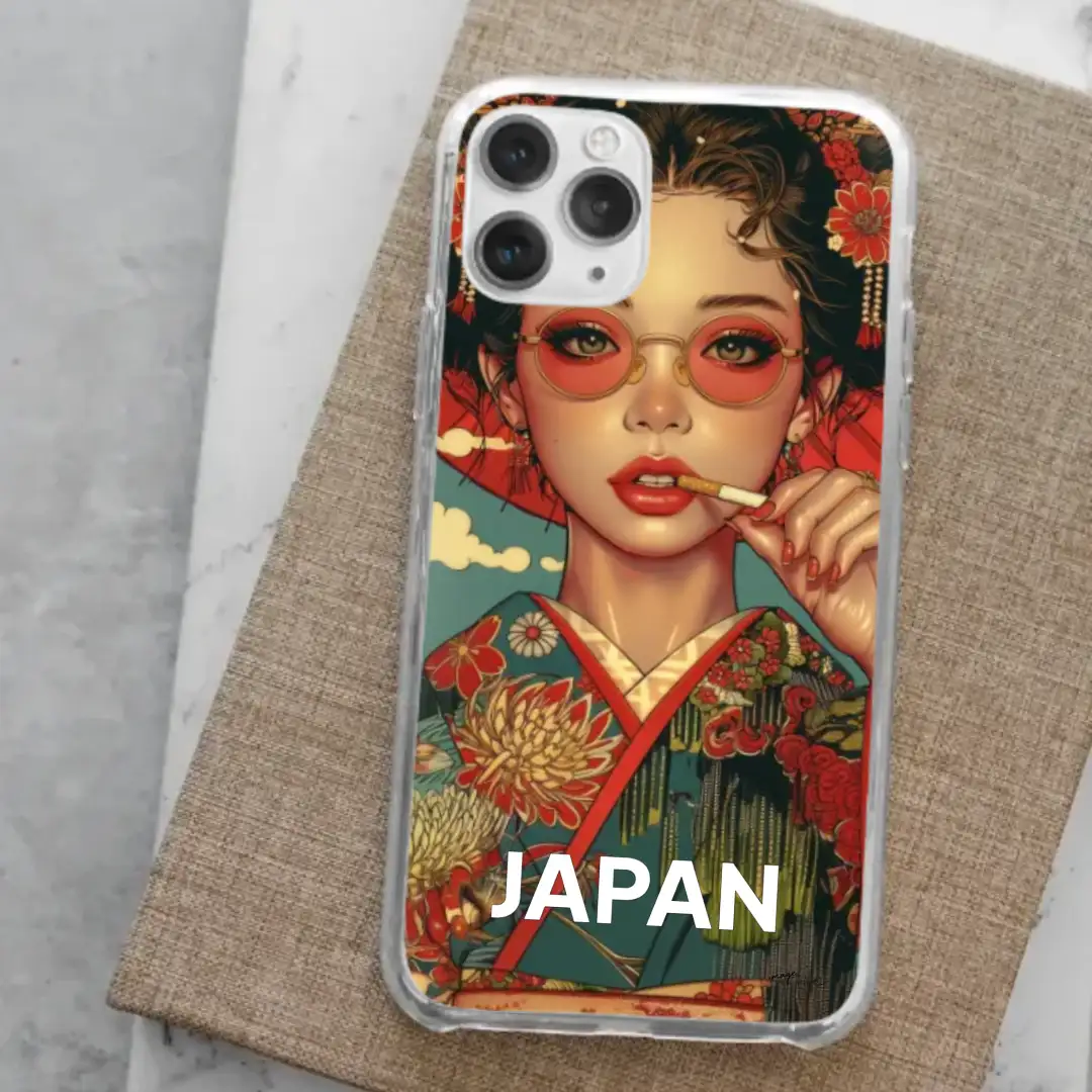 iPhone case Oiran beauty
