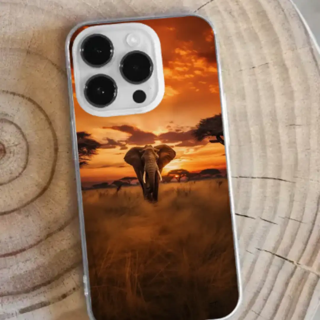 iPhone case Serengeti's elephant