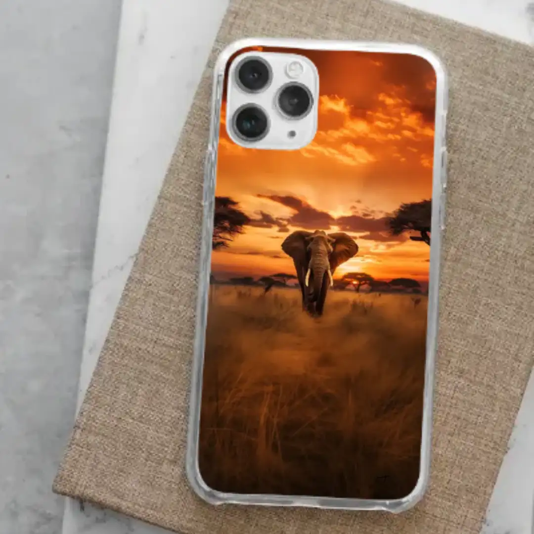 iPhone case Serengeti's elephant