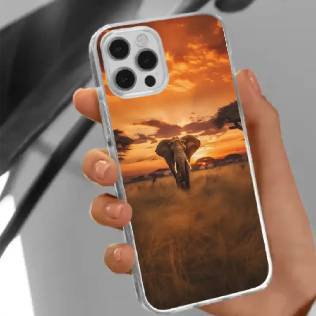 iPhone case Serengeti's elephant