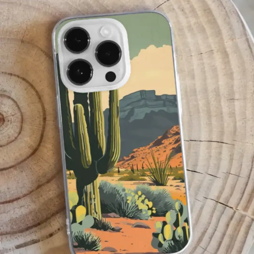 iPhone case Cactus in the desert