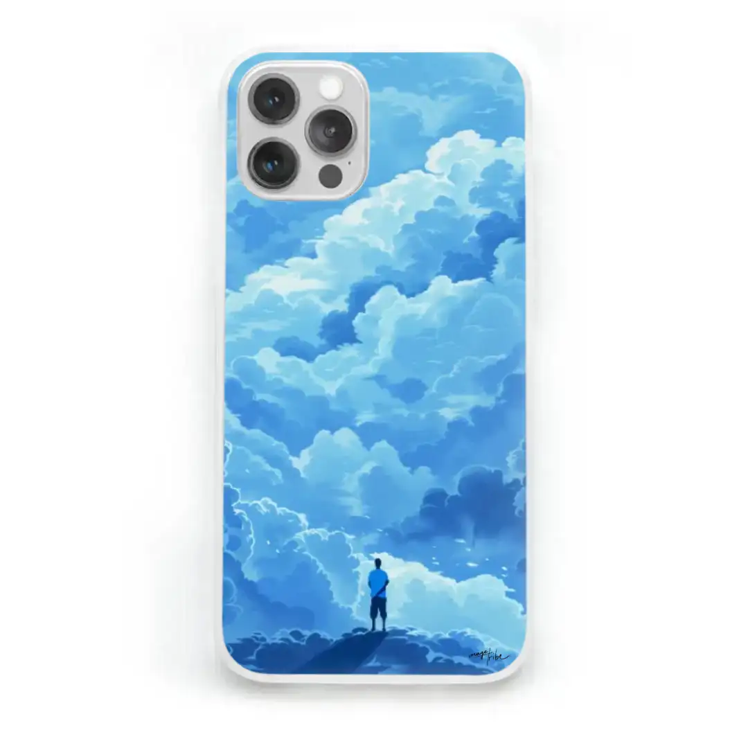 iPhone case Blue clouds