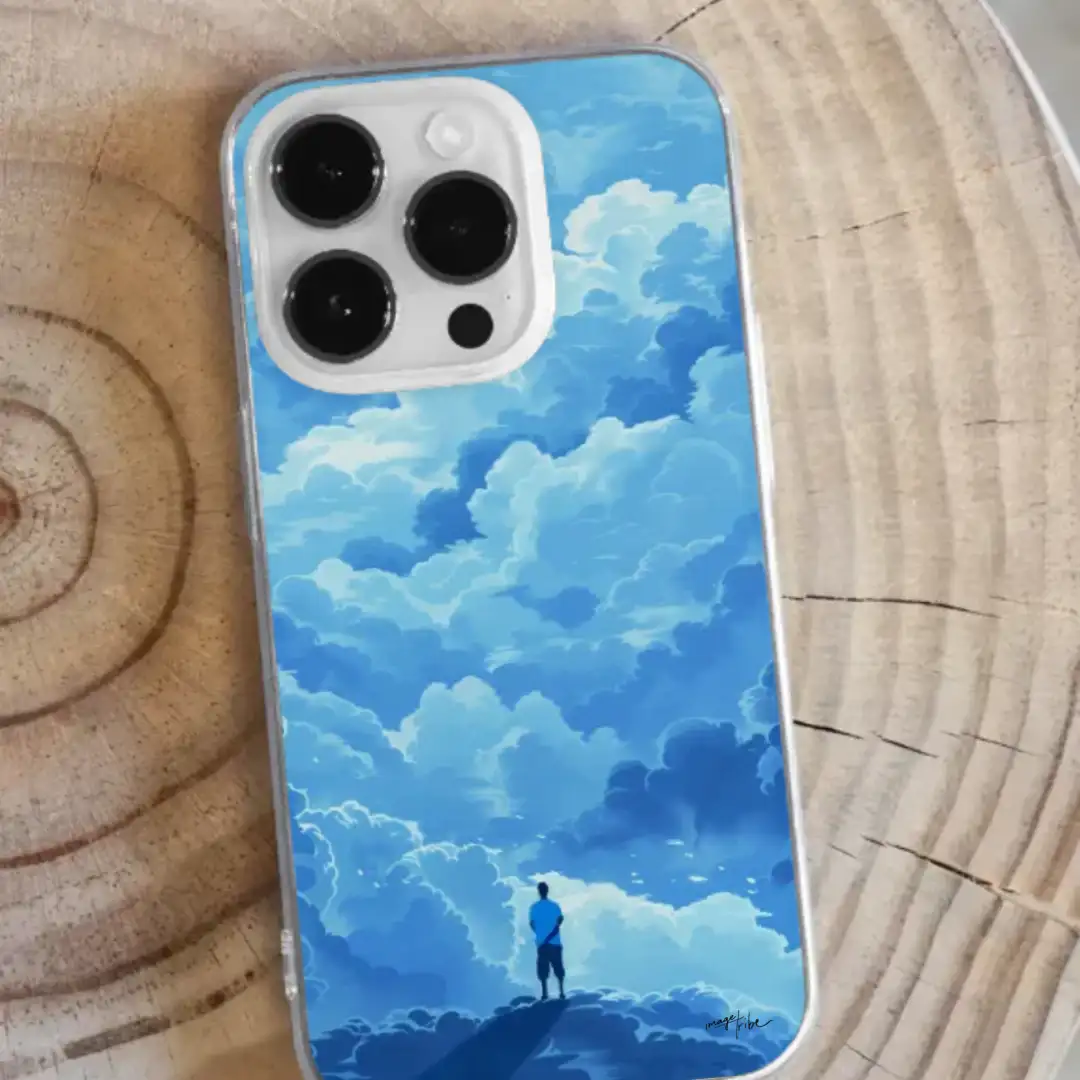 iPhone case Blue clouds