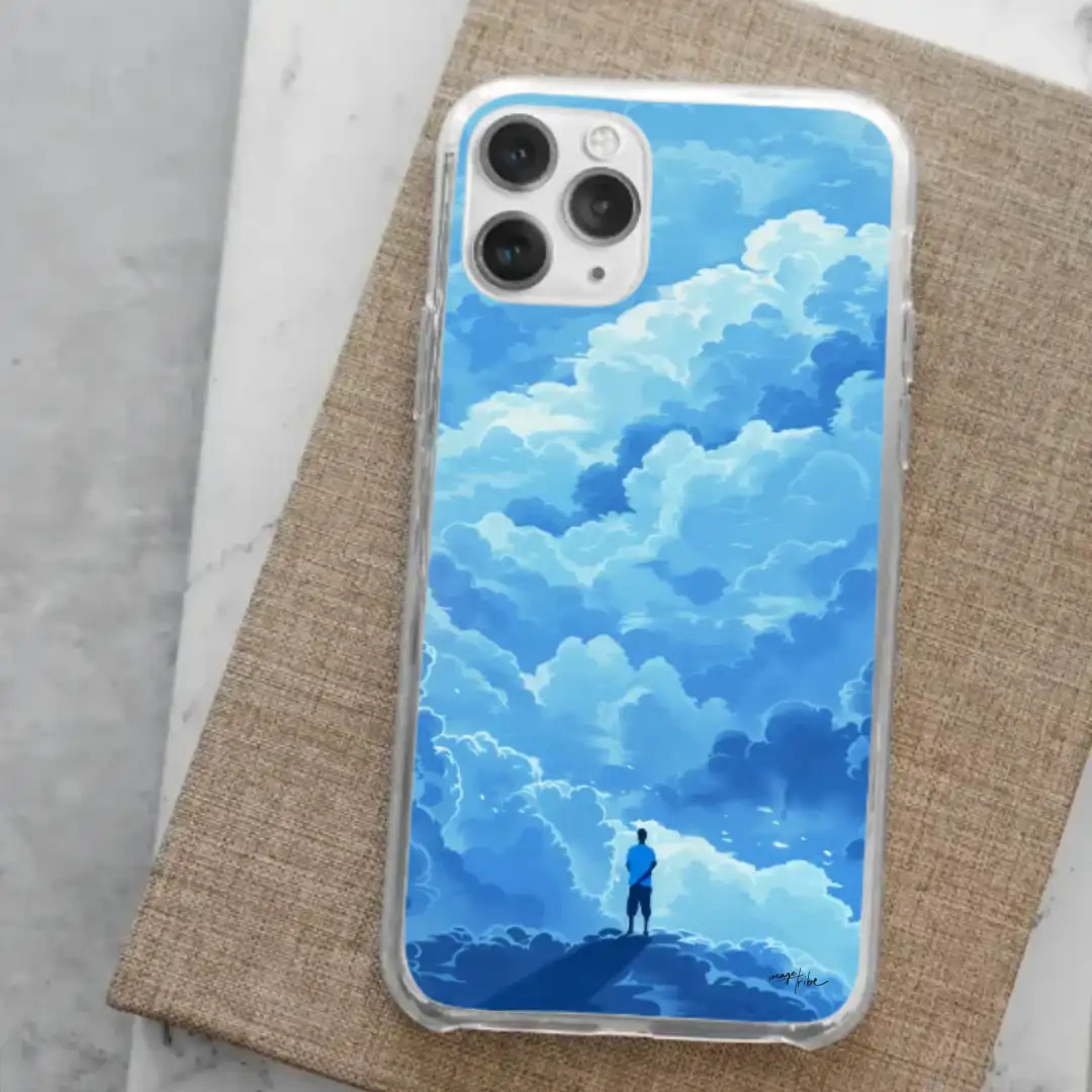 iPhone case Blue clouds