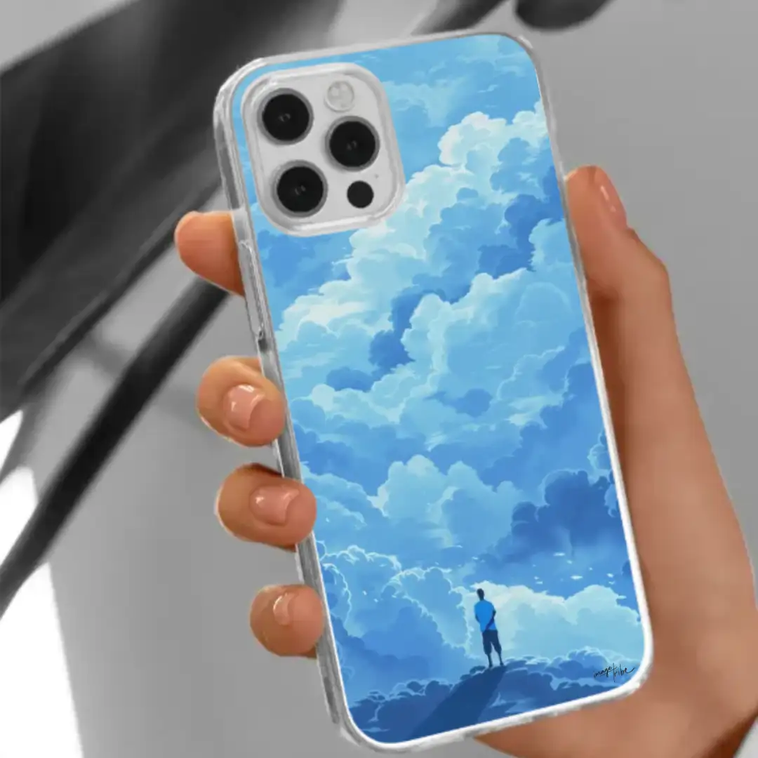 iPhone case Blue clouds