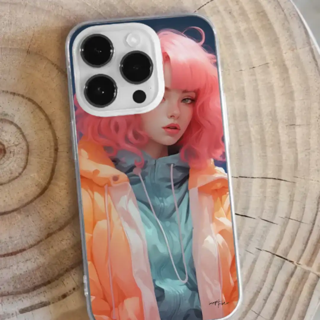 iPhone case flashy girl