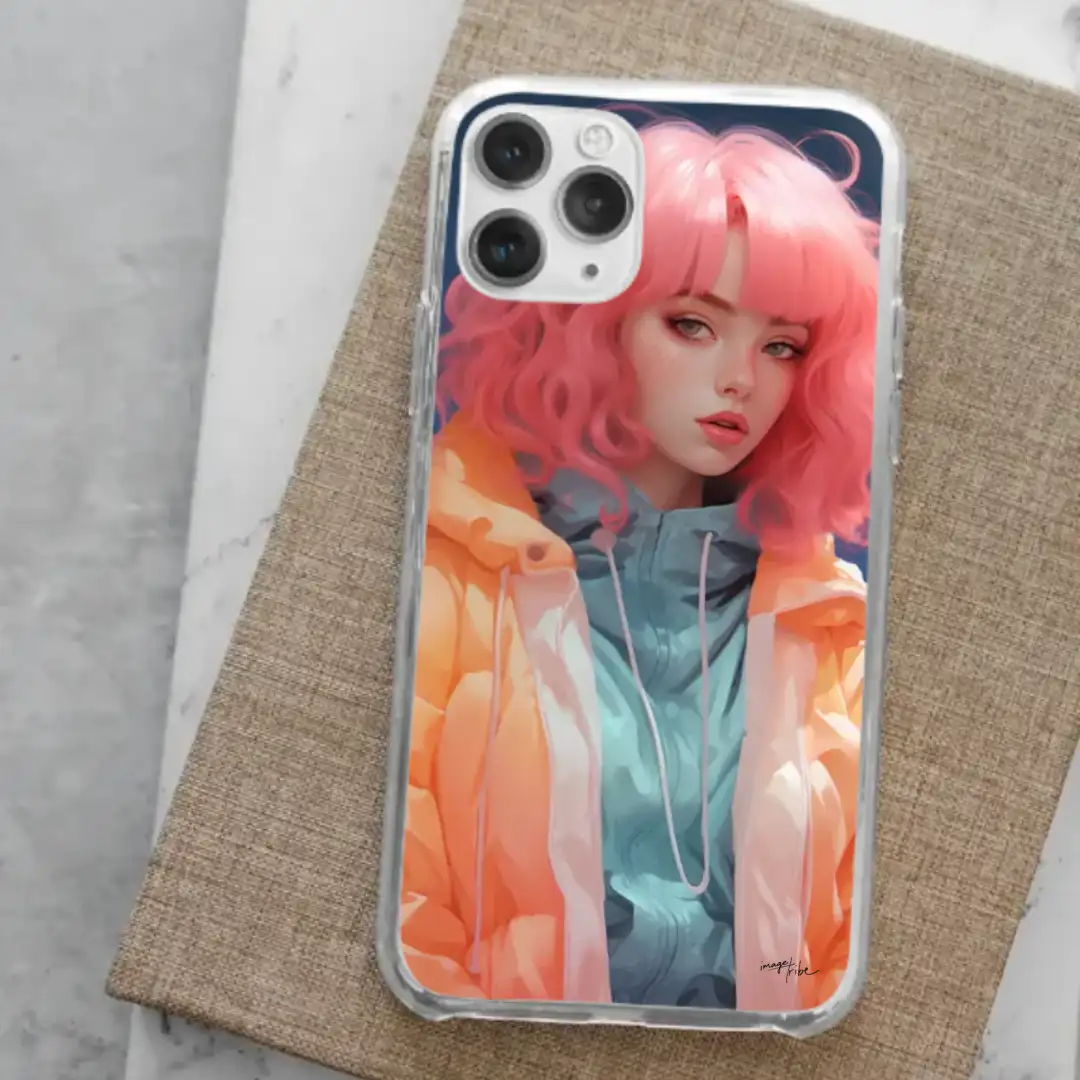 iPhone case flashy girl
