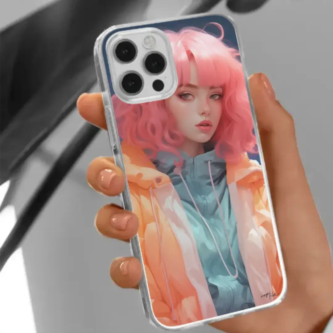 iPhone case flashy girl