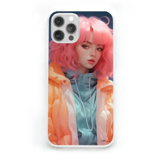 iPhone case flashy girl