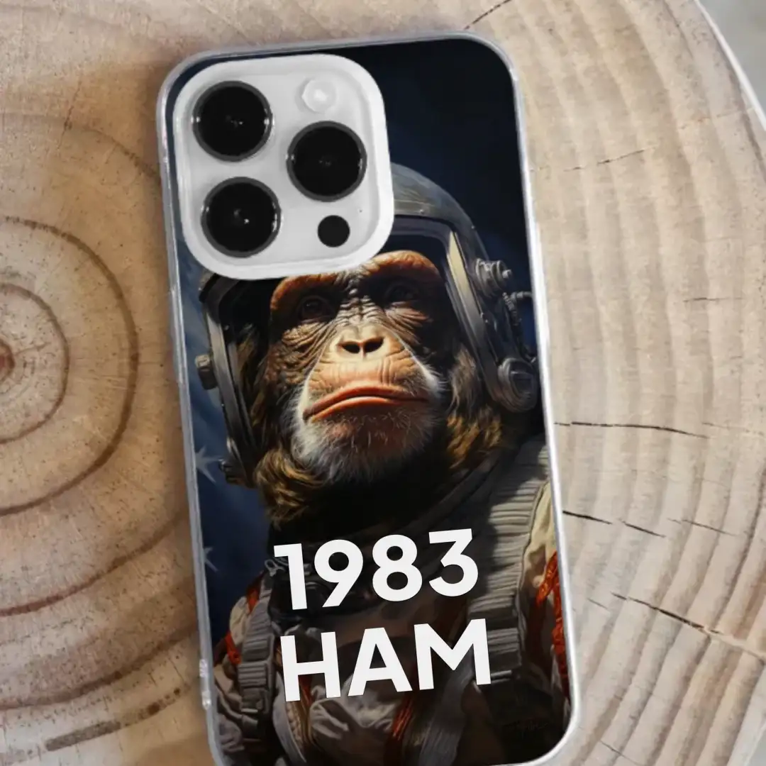 iPhone case Space monkey
