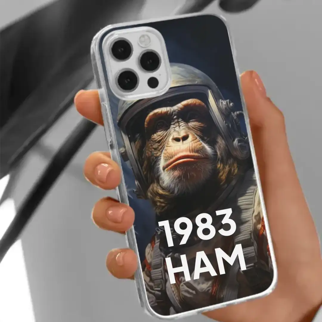 iPhone case Space monkey