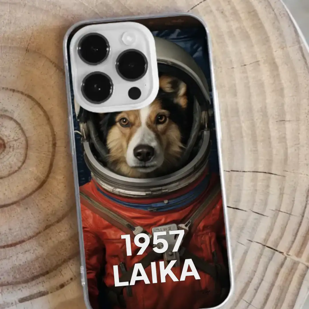 iPhone case Space dog