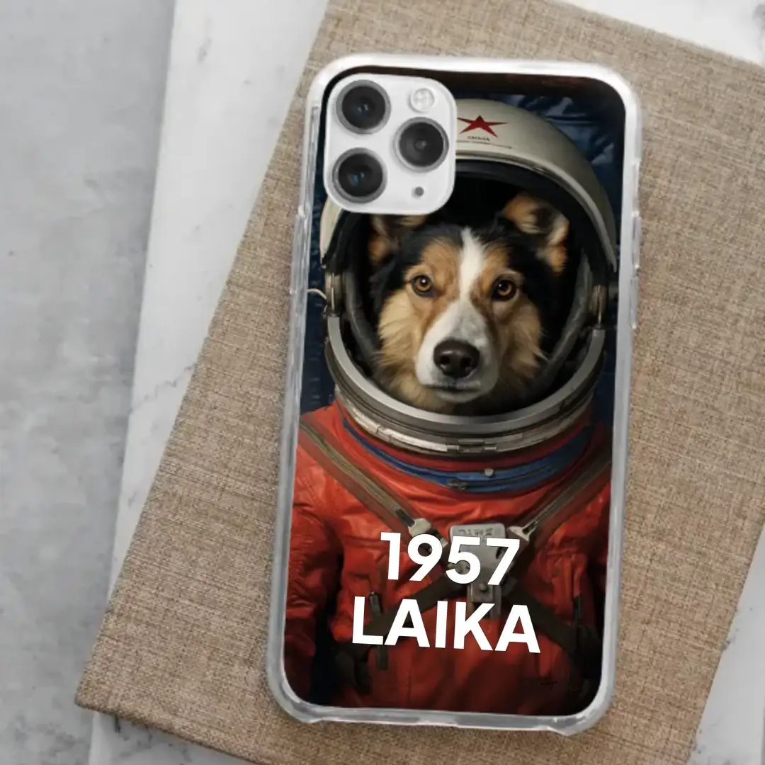iPhone case Space dog