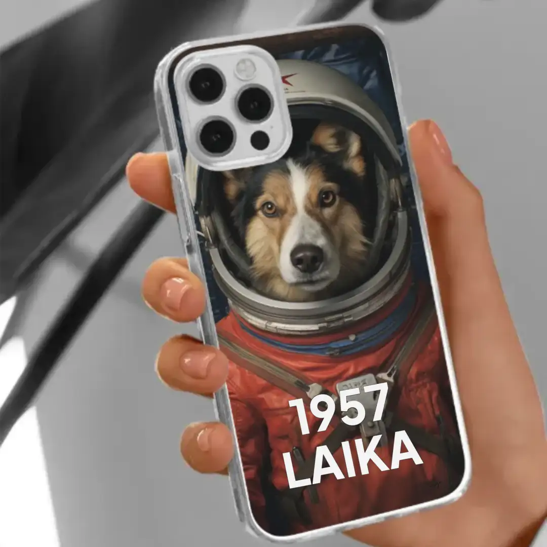 iPhone case Space dog