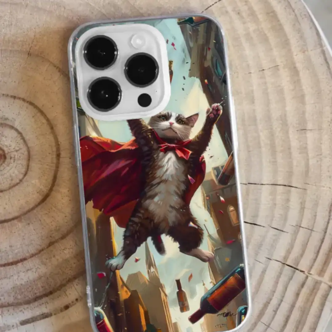 iPhone case Jumping cat
