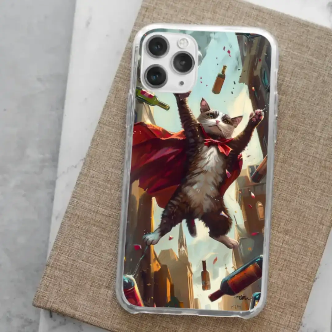 iPhone case Jumping cat