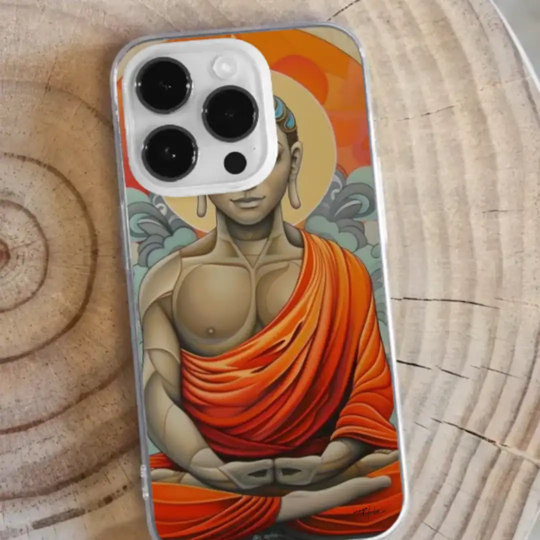 iPhone case buddha meditating