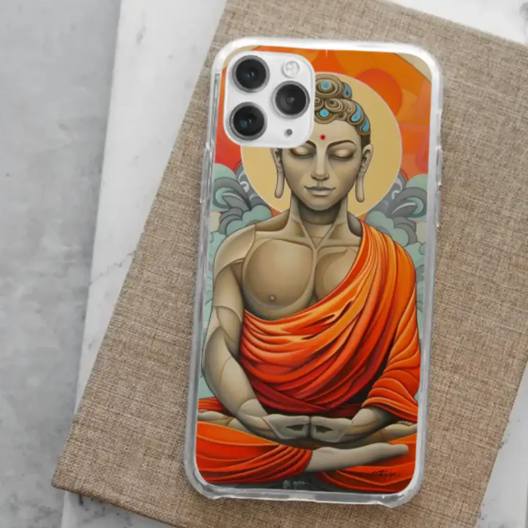 iPhone case buddha meditating