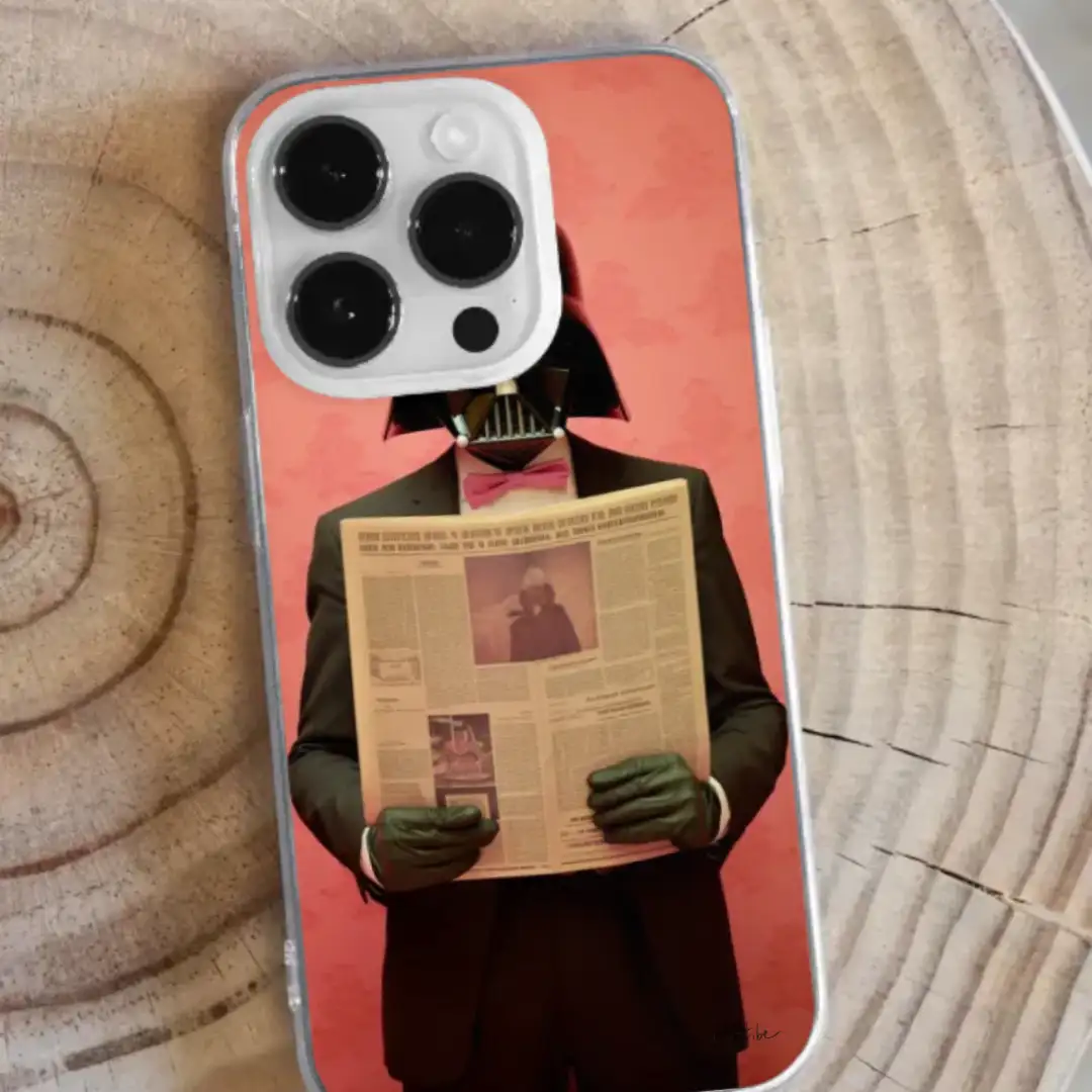 iPhone case Vader with the news