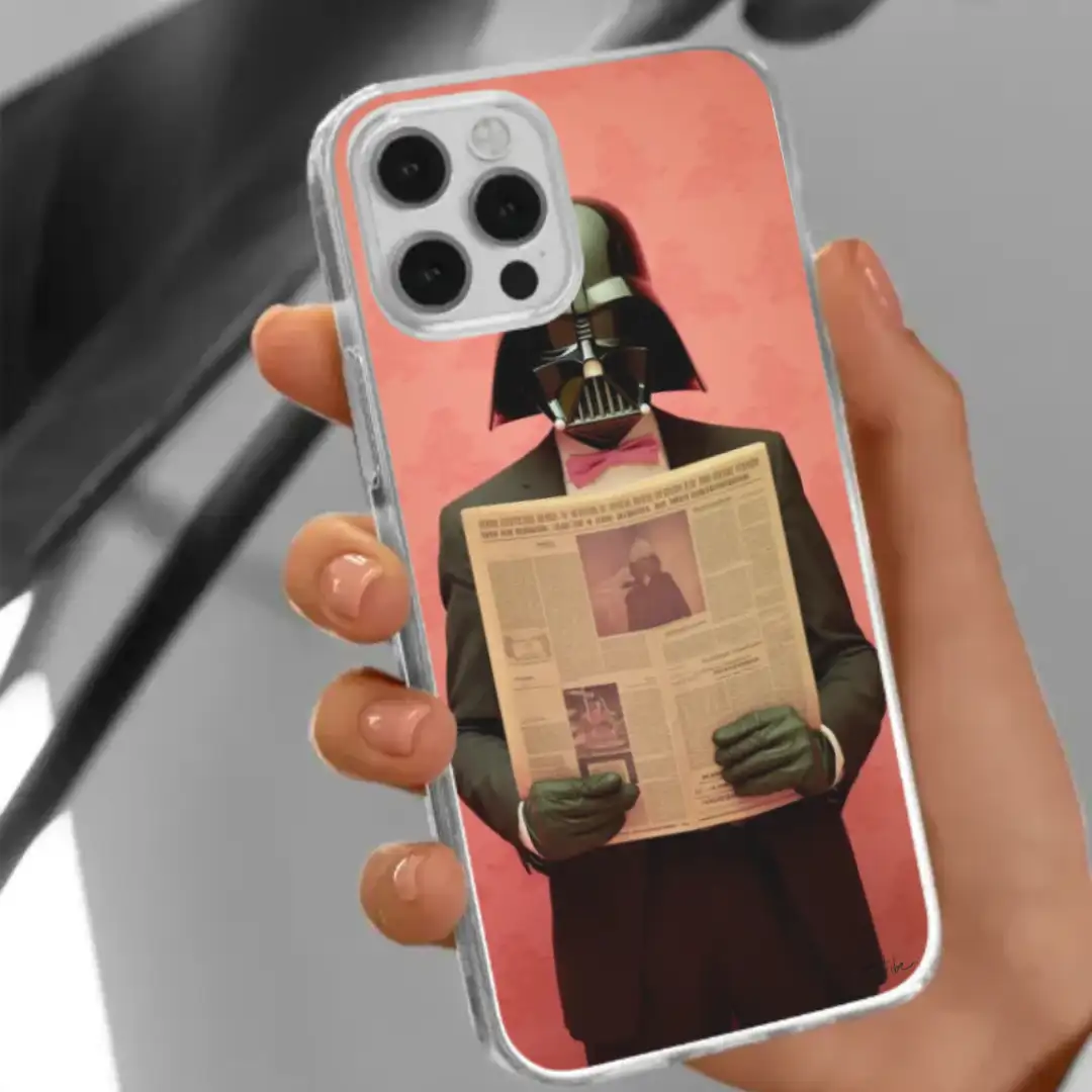 iPhone case Vader with the news