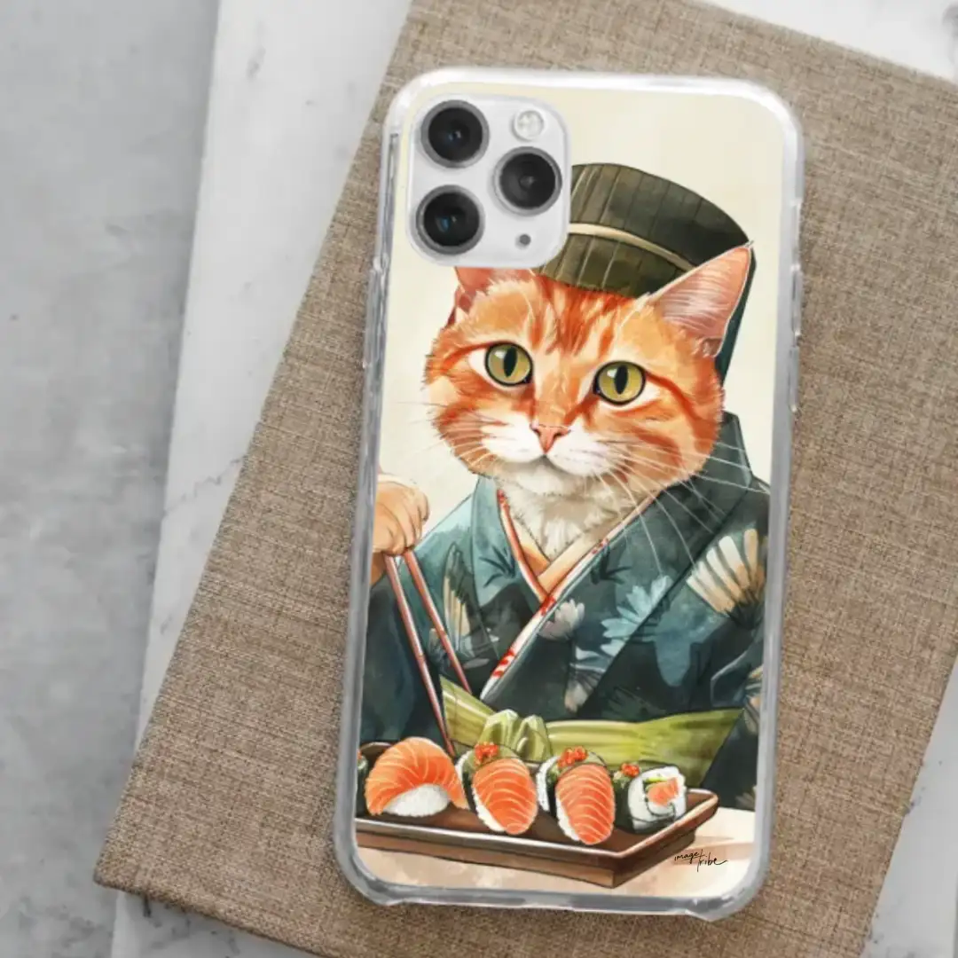 iPhone case sushi cat 5