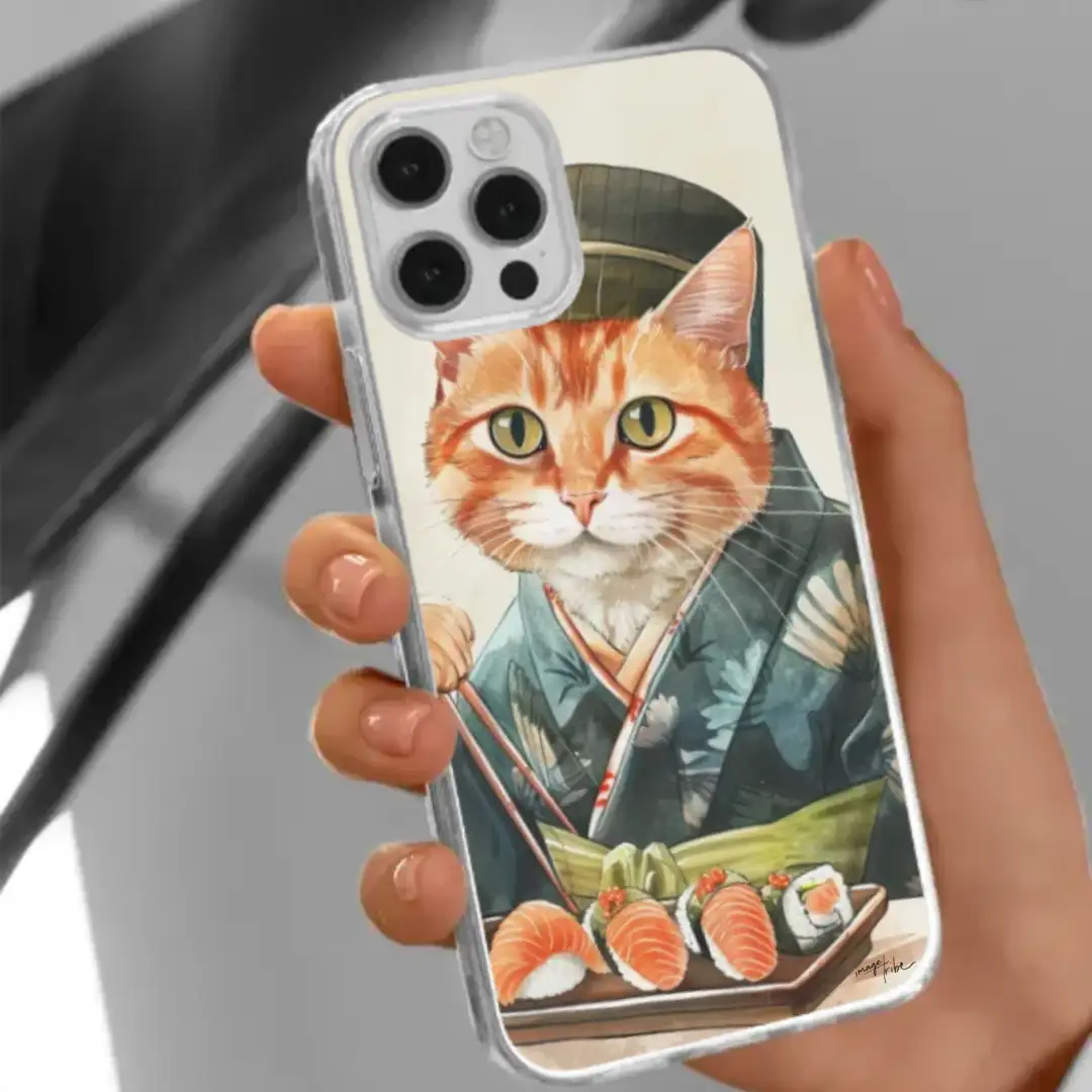 iPhone case sushi cat 5