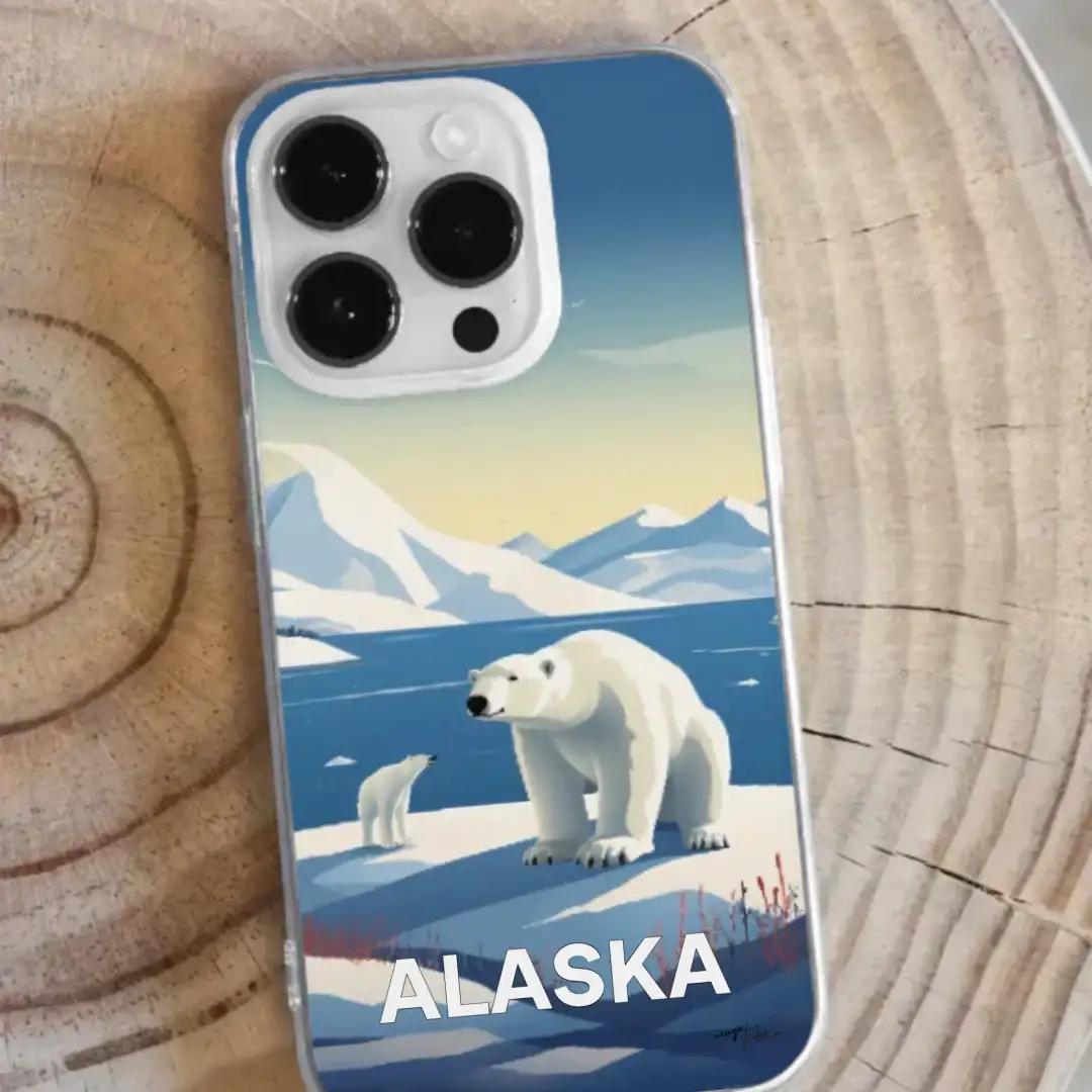 iPhone case Alaskan polar bear