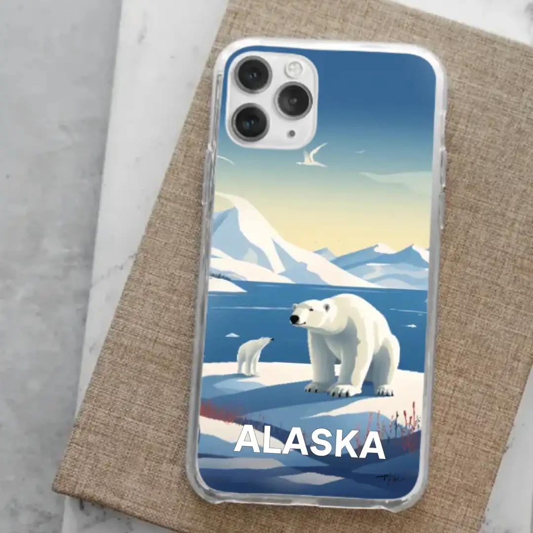 iPhone case Alaskan polar bear