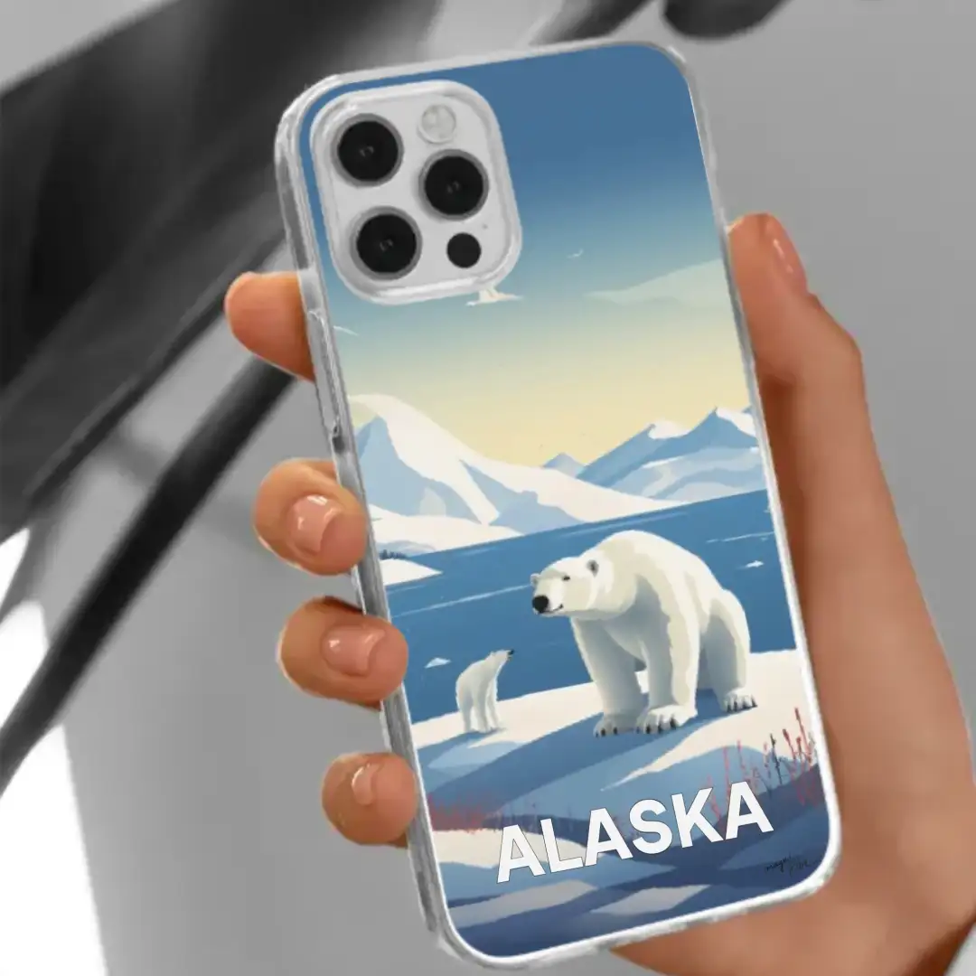 iPhone case Alaskan polar bear