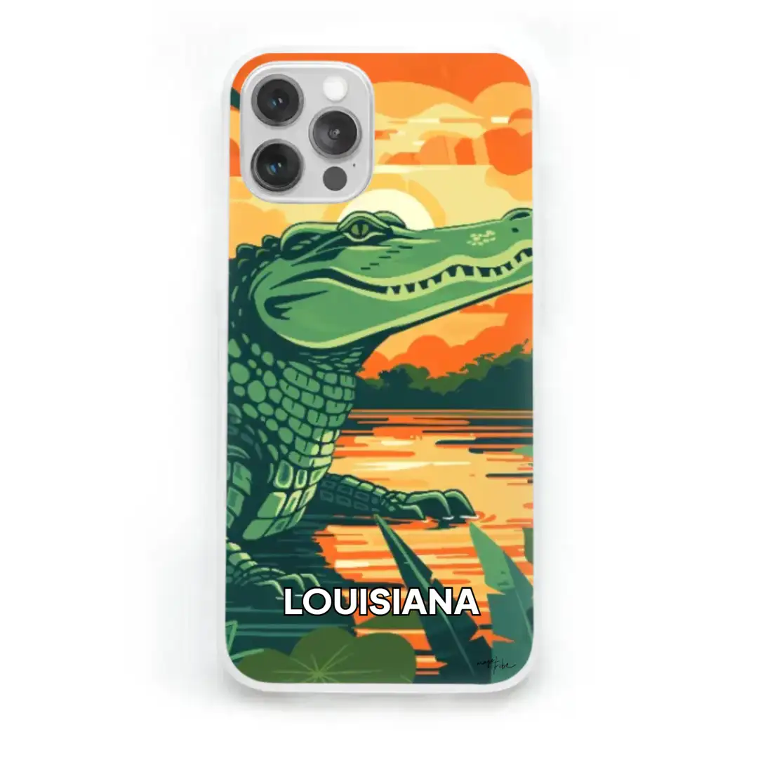 iPhone case Louisiana crocodile