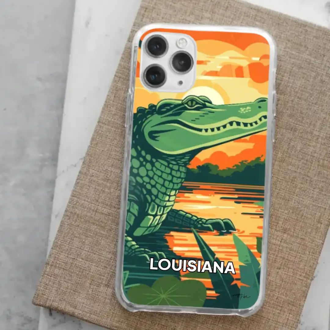 iPhone case Louisiana crocodile