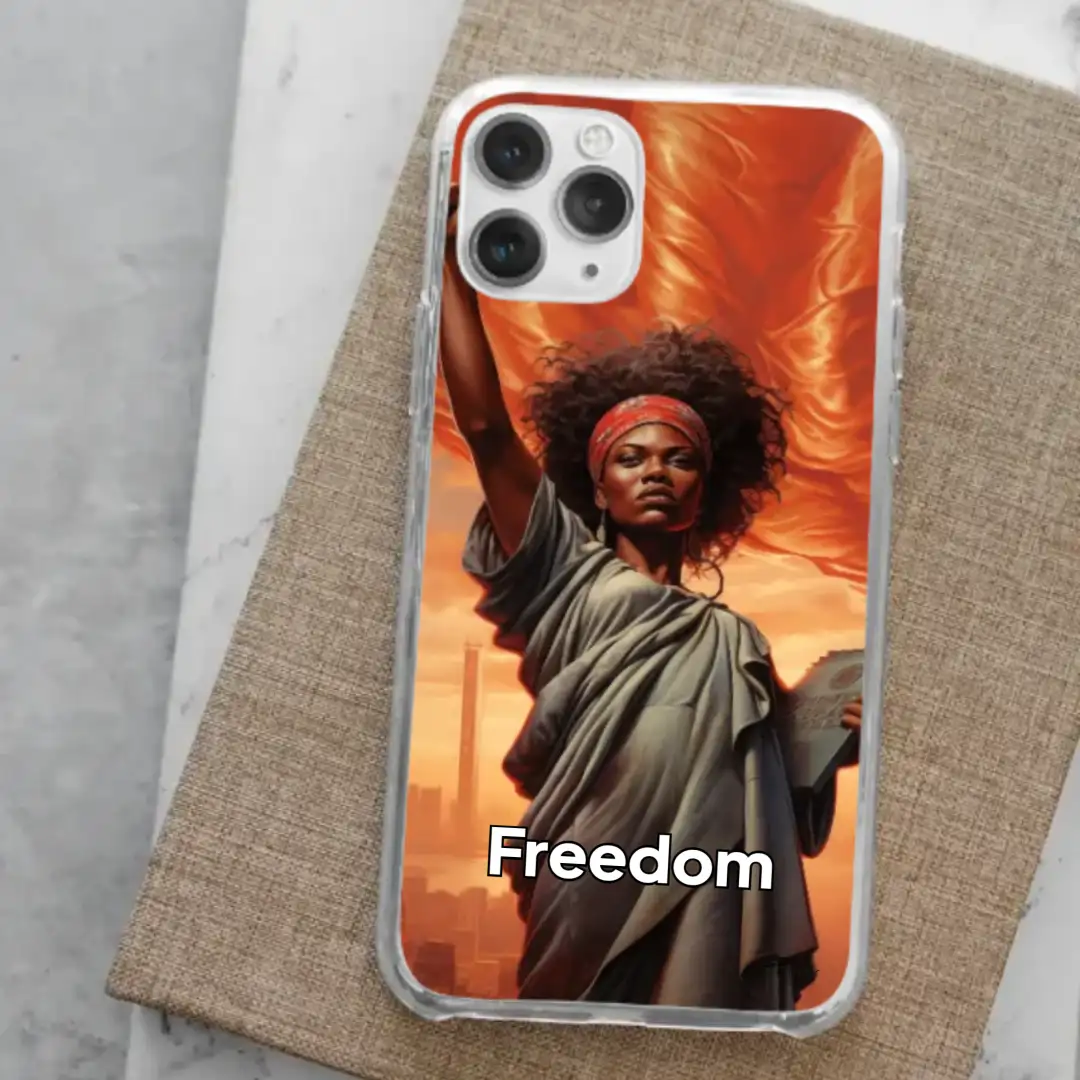 iPhone case Woman of liberty