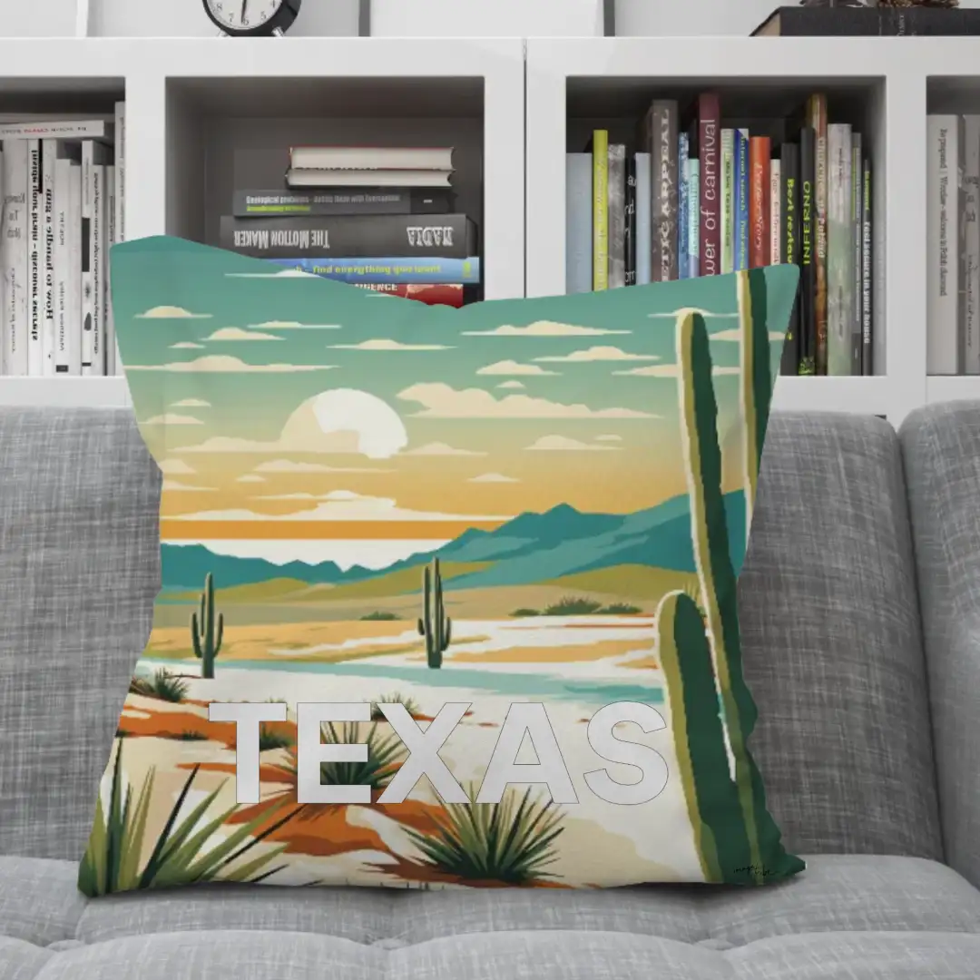 Pillow Texas desert