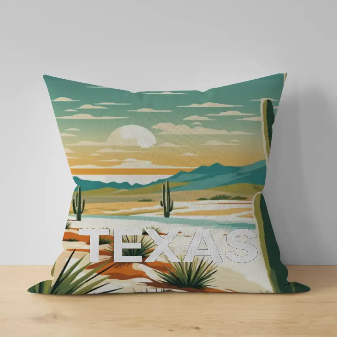 Pillow Texas desert