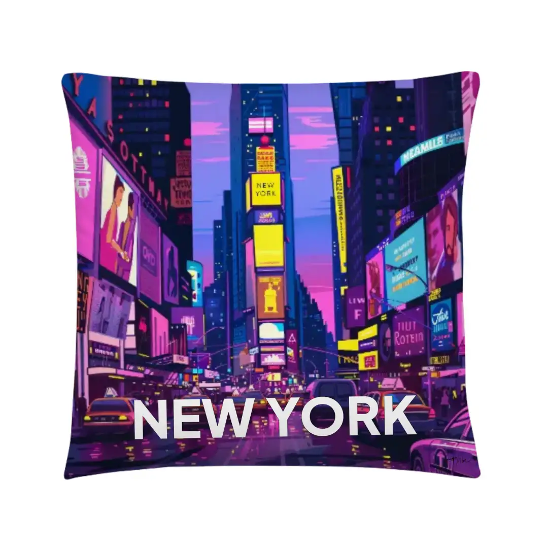 Pillow An evening in Times Square