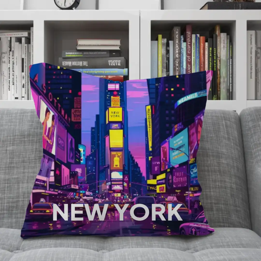 Pillow An evening in Times Square