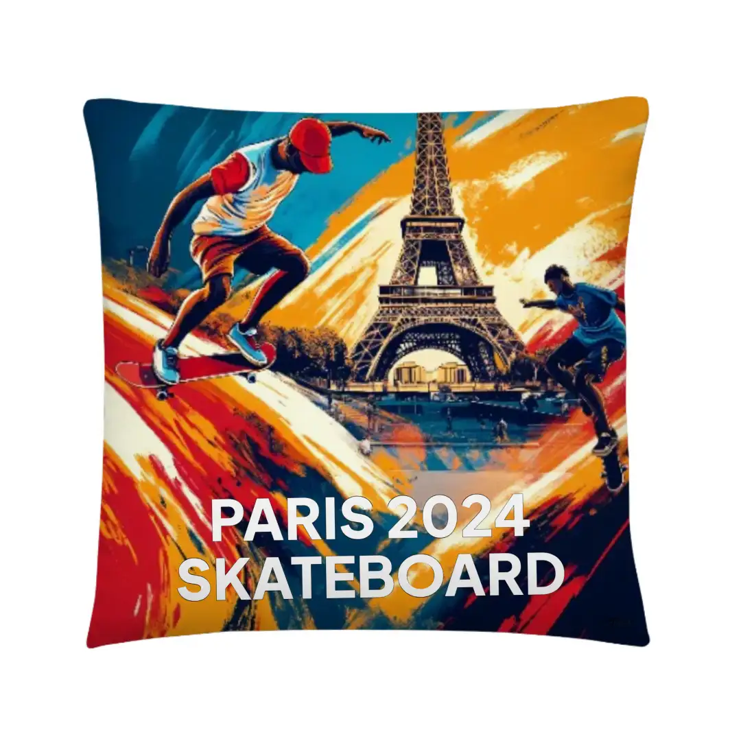 Pillow PARIS 2024 SKATEBOARD
