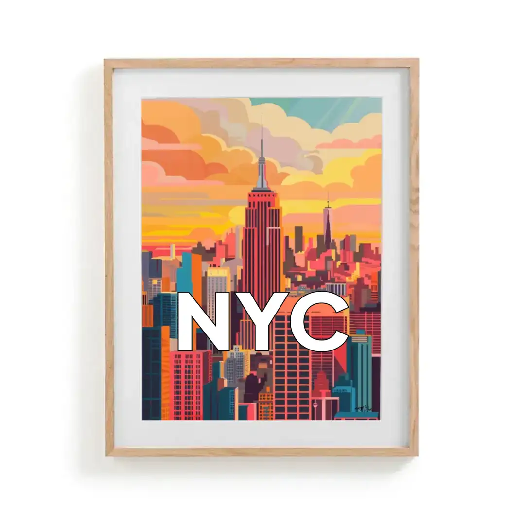 Poster Empire State Building, New York, USA