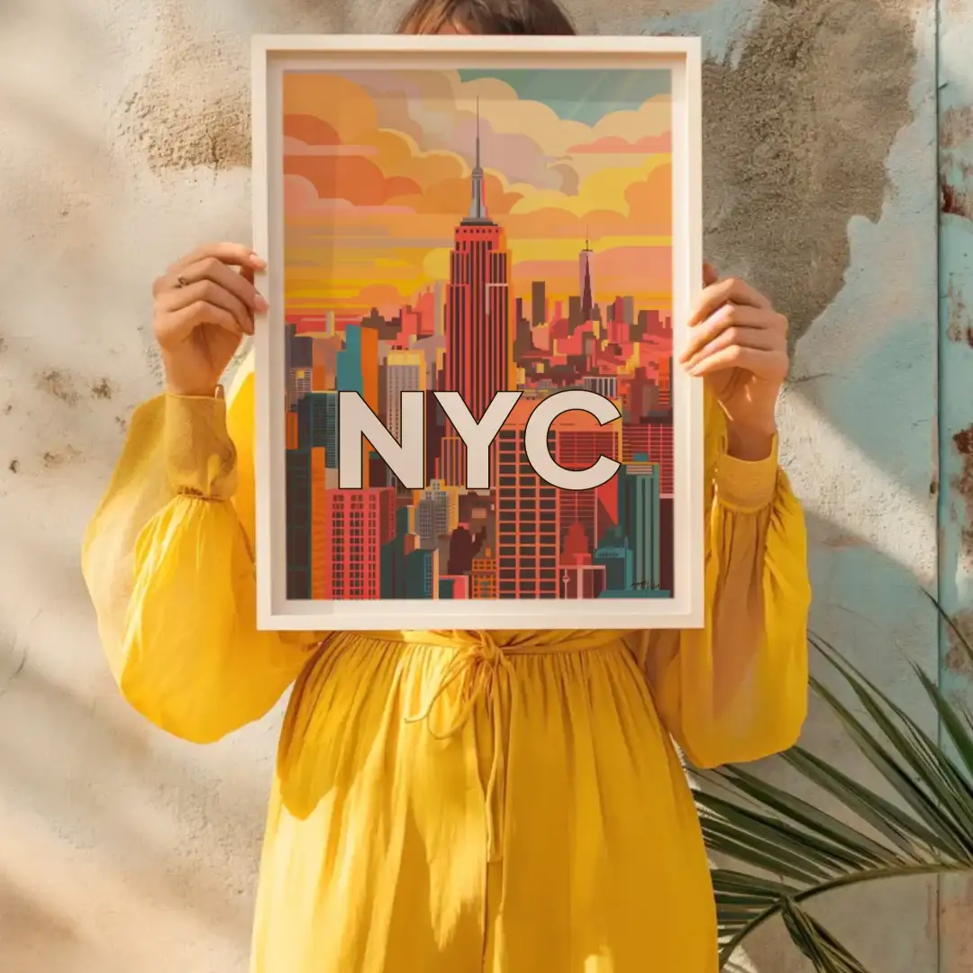 Poster Empire State Building, New York, USA