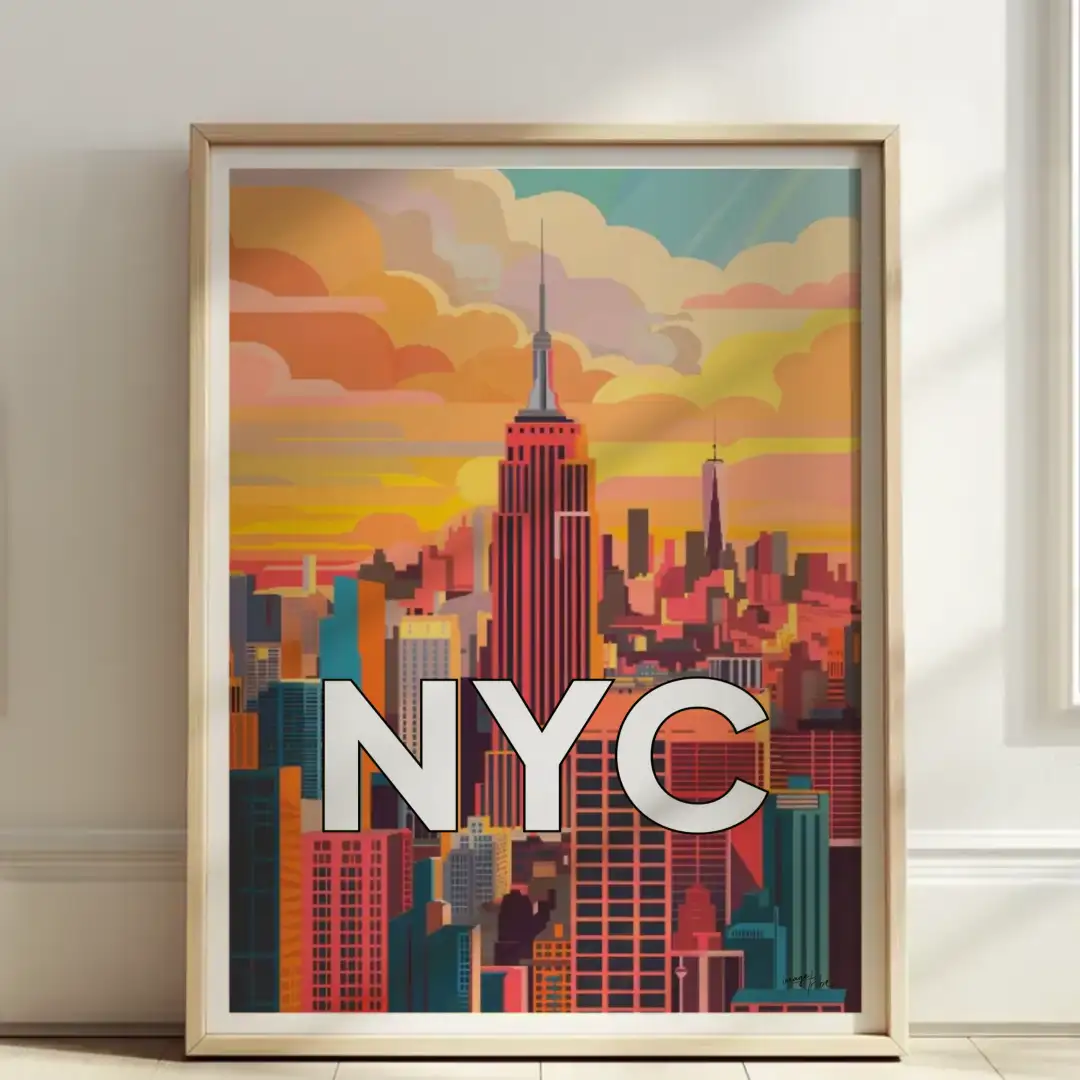 Poster Empire State Building, New York, USA