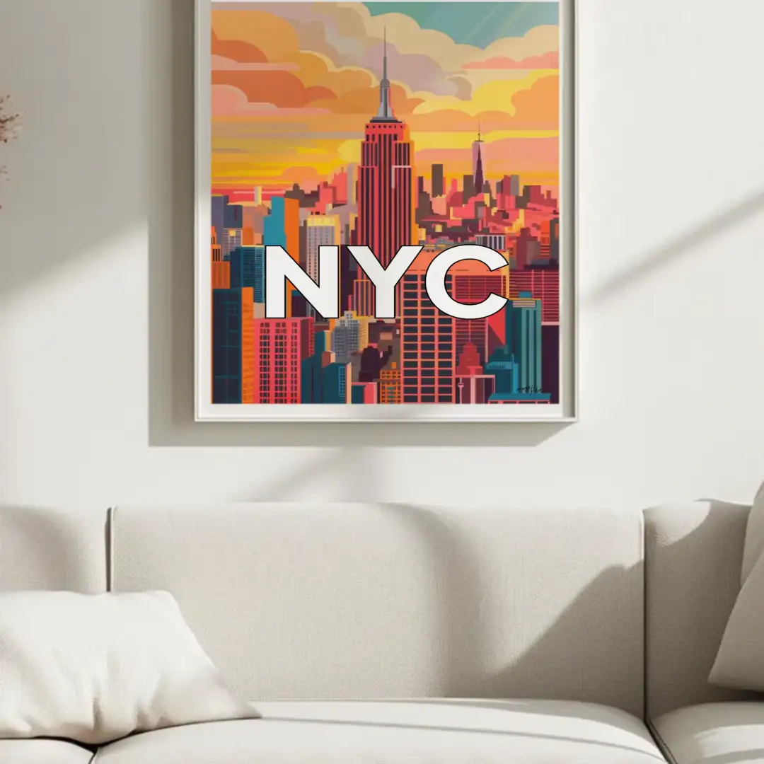 Poster Empire State Building, New York, USA