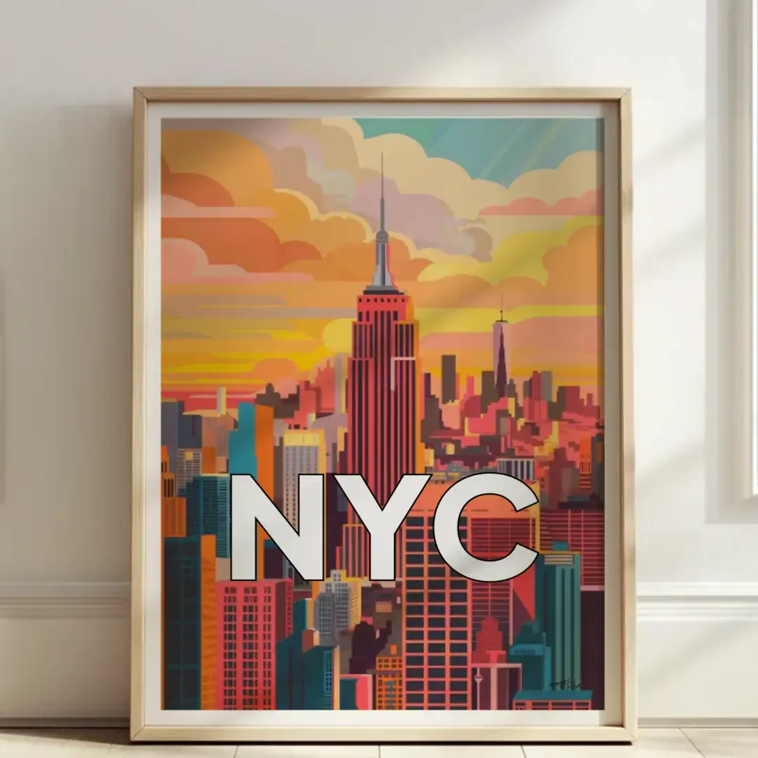 Poster Empire State Building, New York, USA