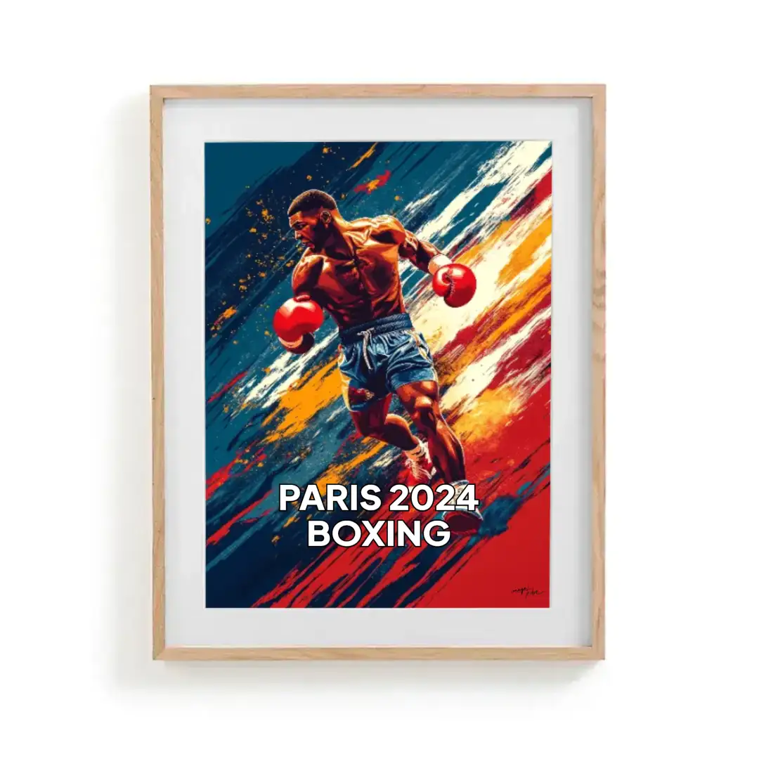 Poster Boxing Paris 2024