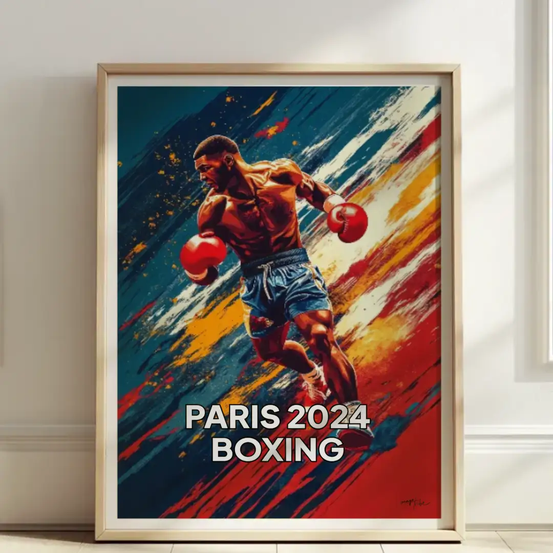 Poster Boxing Paris 2024