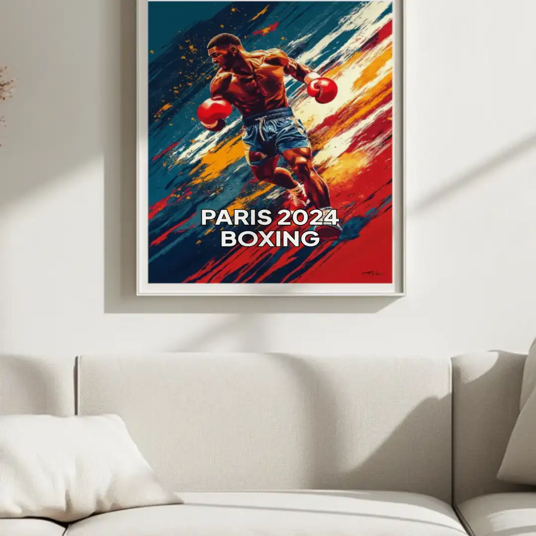 Poster Boxing Paris 2024
