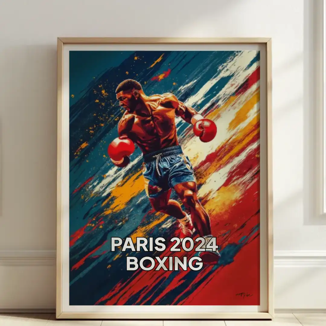 Poster Boxing Paris 2024