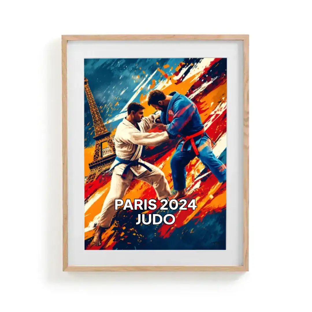 Poster PARIS 2024 JUDO