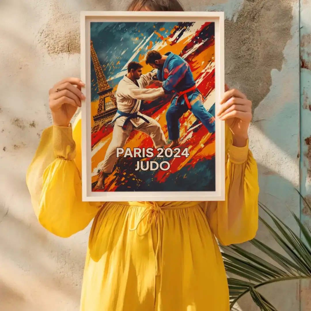Poster PARIS 2024 JUDO