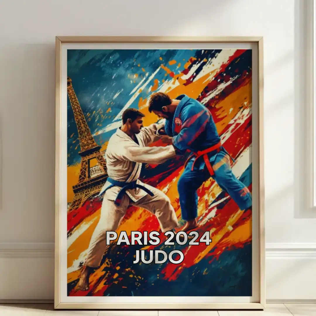 Poster PARIS 2024 JUDO