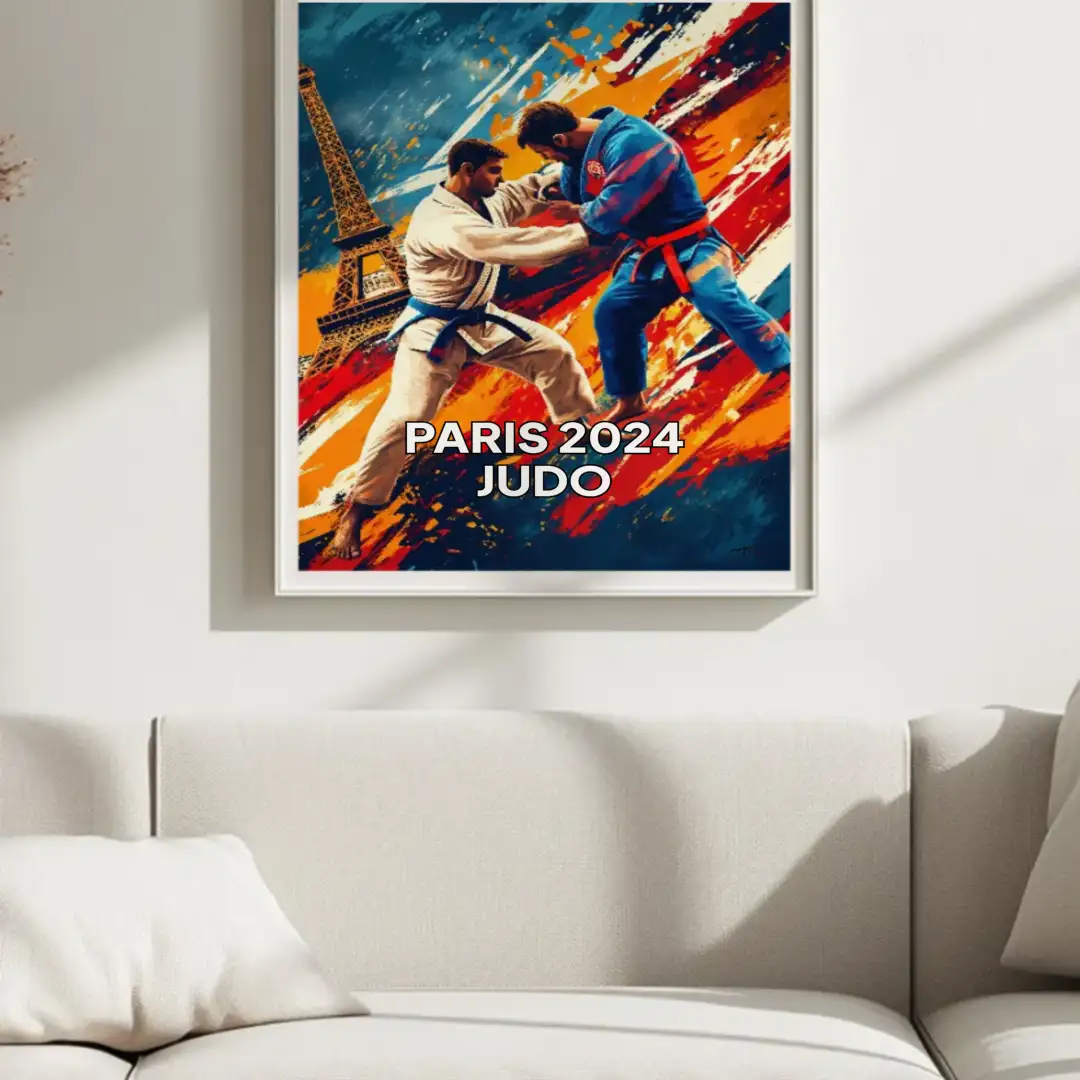 Poster PARIS 2024 JUDO